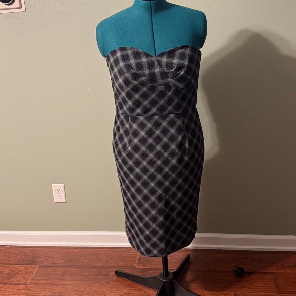 White House Black Market plaid Dress